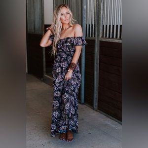gorgeous floral maxi dress